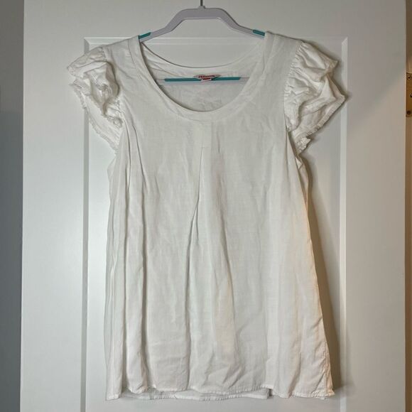 Persifor Layered Flutter Sleeve Top - Picture 1 of 3